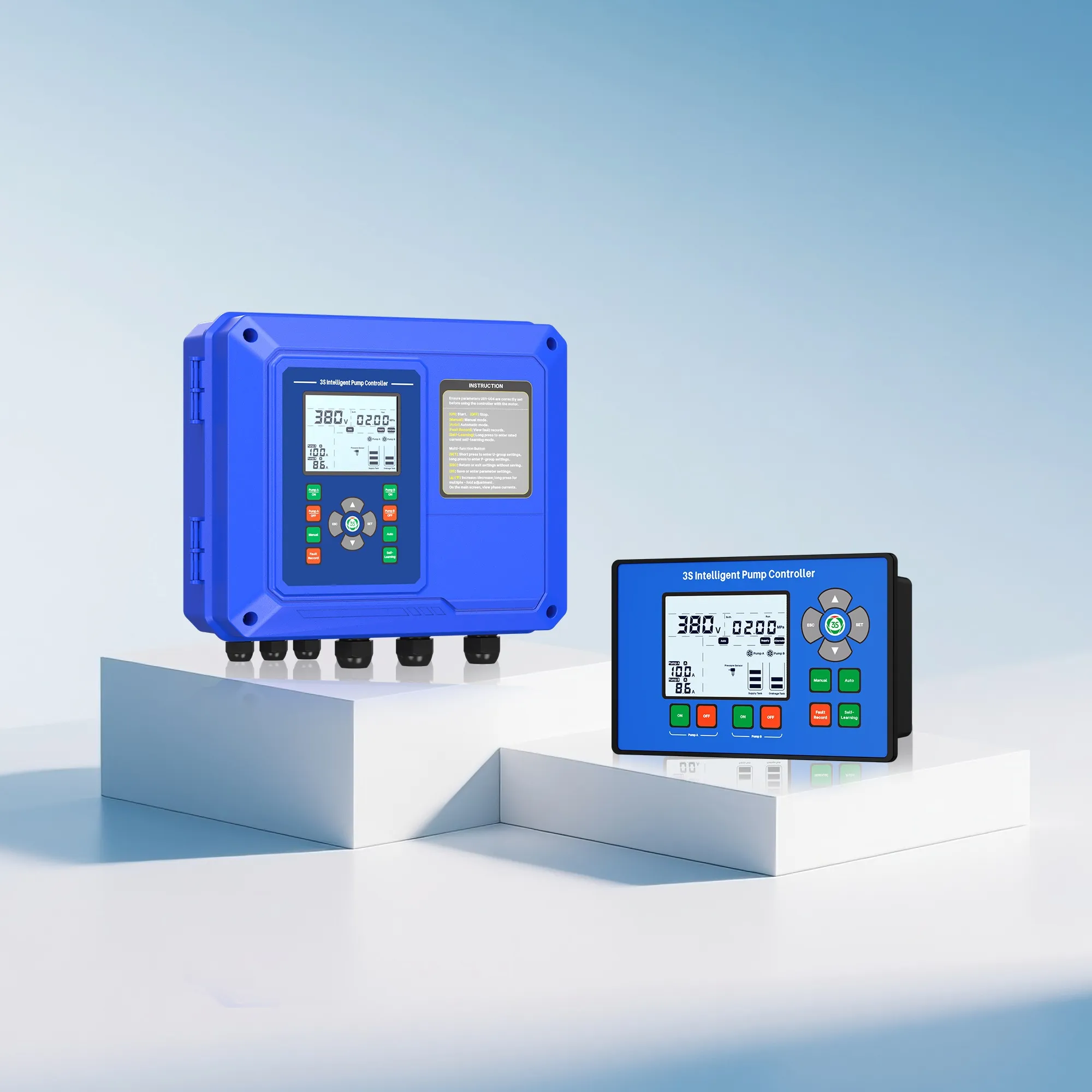 2 Pump Control Box,Intelligent Pump Panel