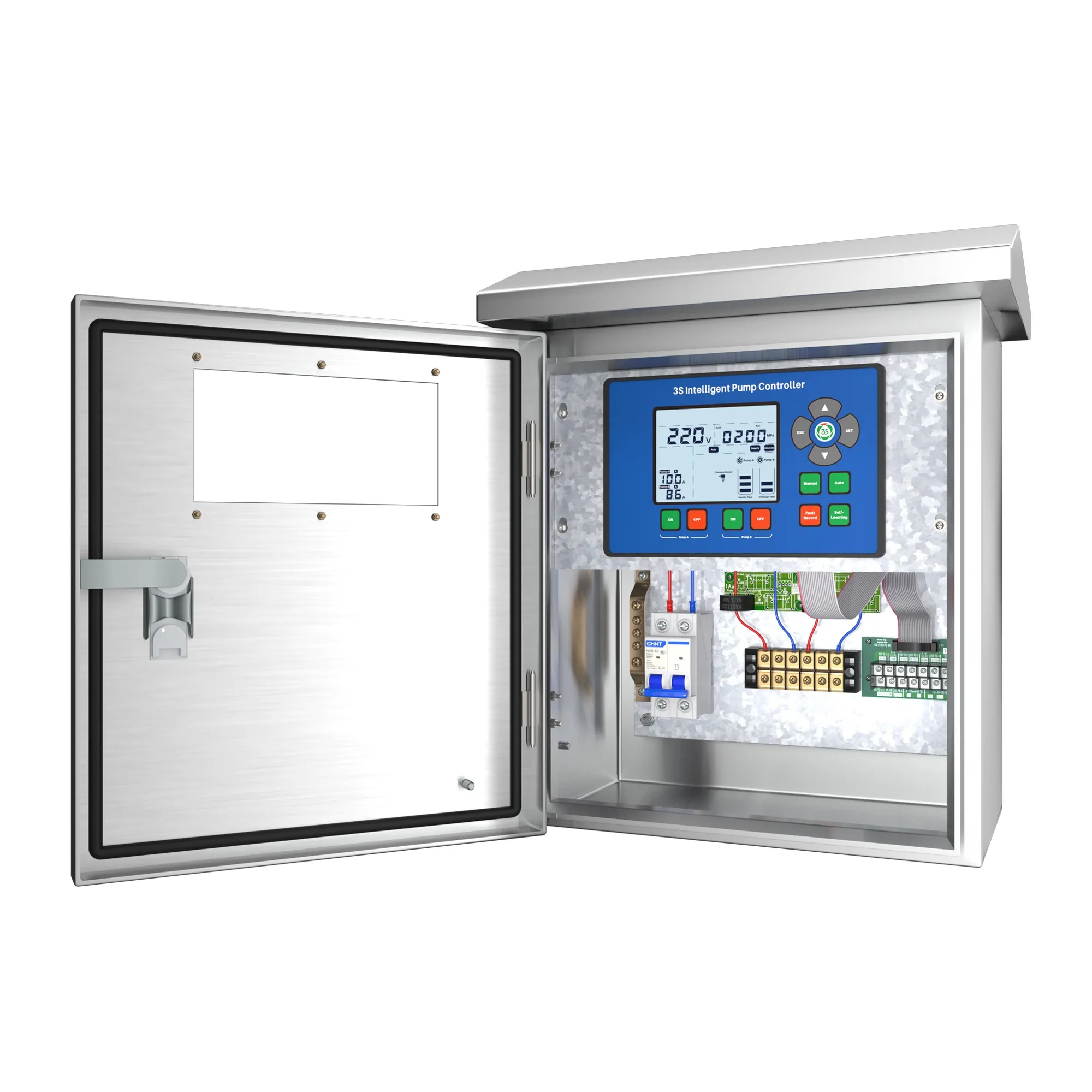 Duplex Fire Pump Controller,Stainless Steel Fire Panel,Fire Pump Starter,Smart Water Pump Controller