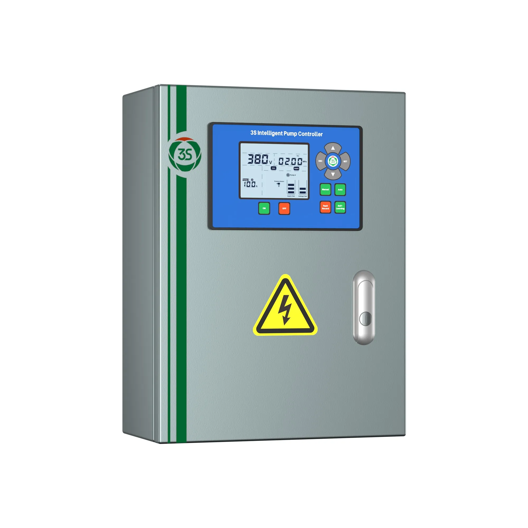 Industrial Single Pump Controller: Metal enclosure pump controller,water pump starterfactory,dry run protection pump control box