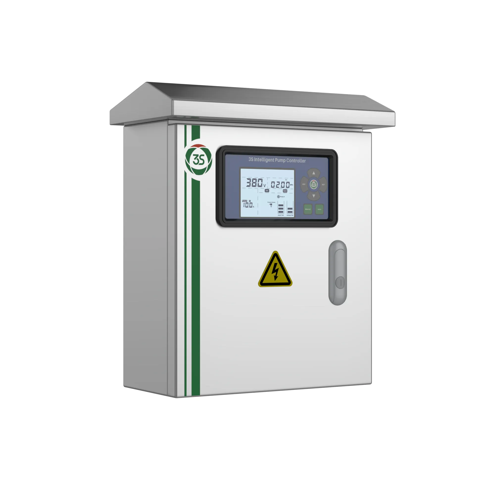 Stainless Steel Pump Controller,Salt Spray Corrosion Control Panel,Industrial Water Pump Starter,Three Phase Pump Protector