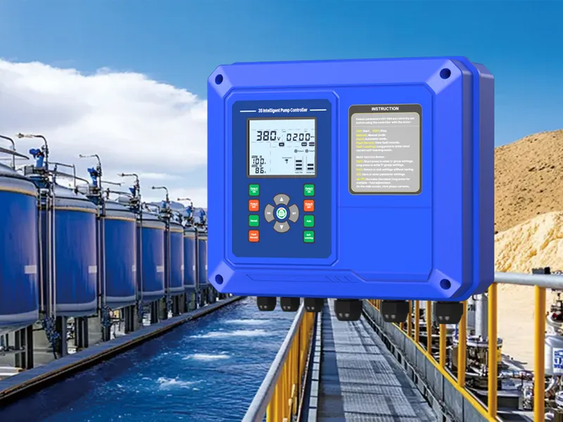 pump controller for wastewater,wastewater pump control solution,sewage pump controller