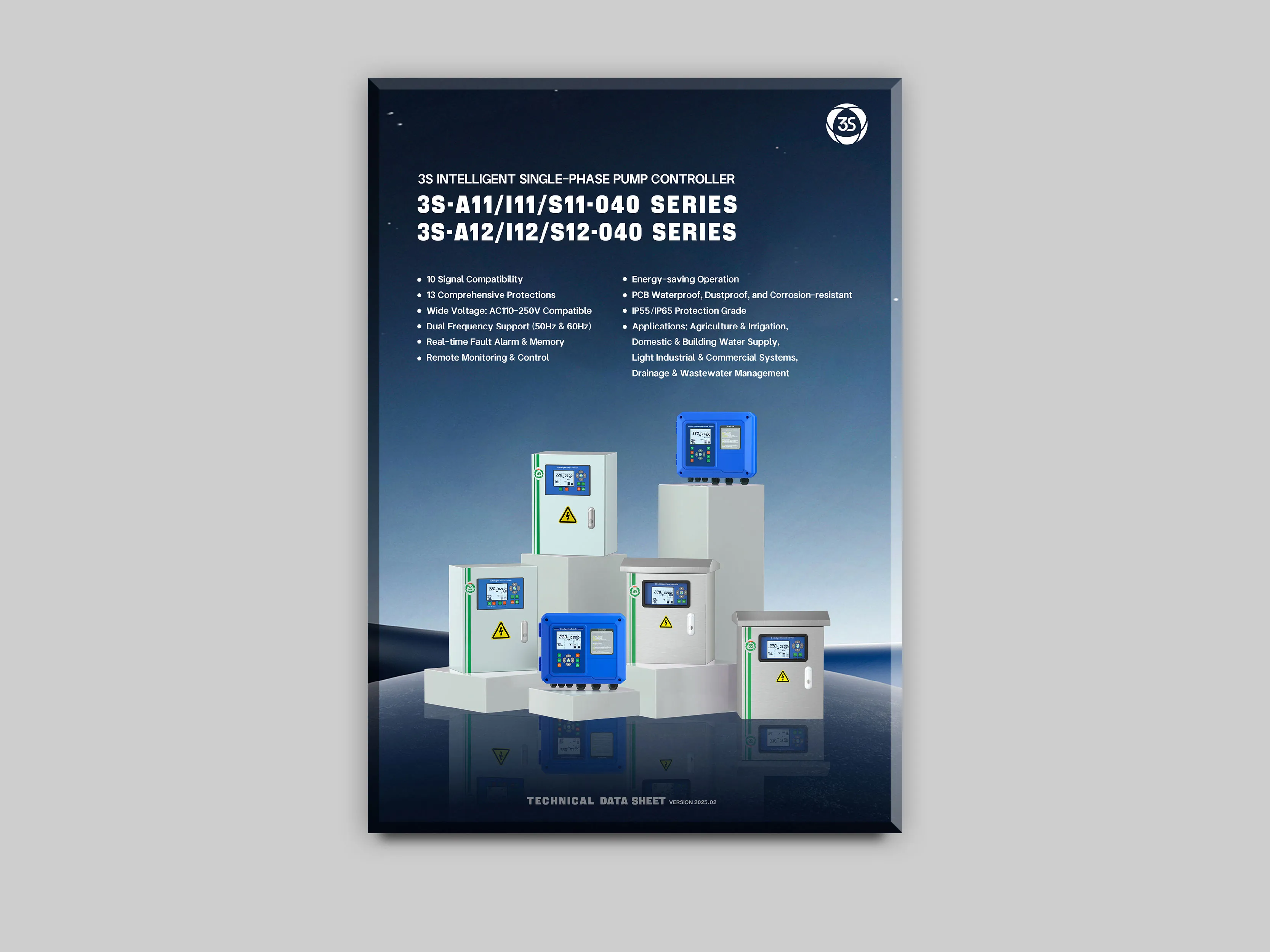 IP55,IP65 PumpBox,Single Phase Pump Controller,Simplex Pump Controller